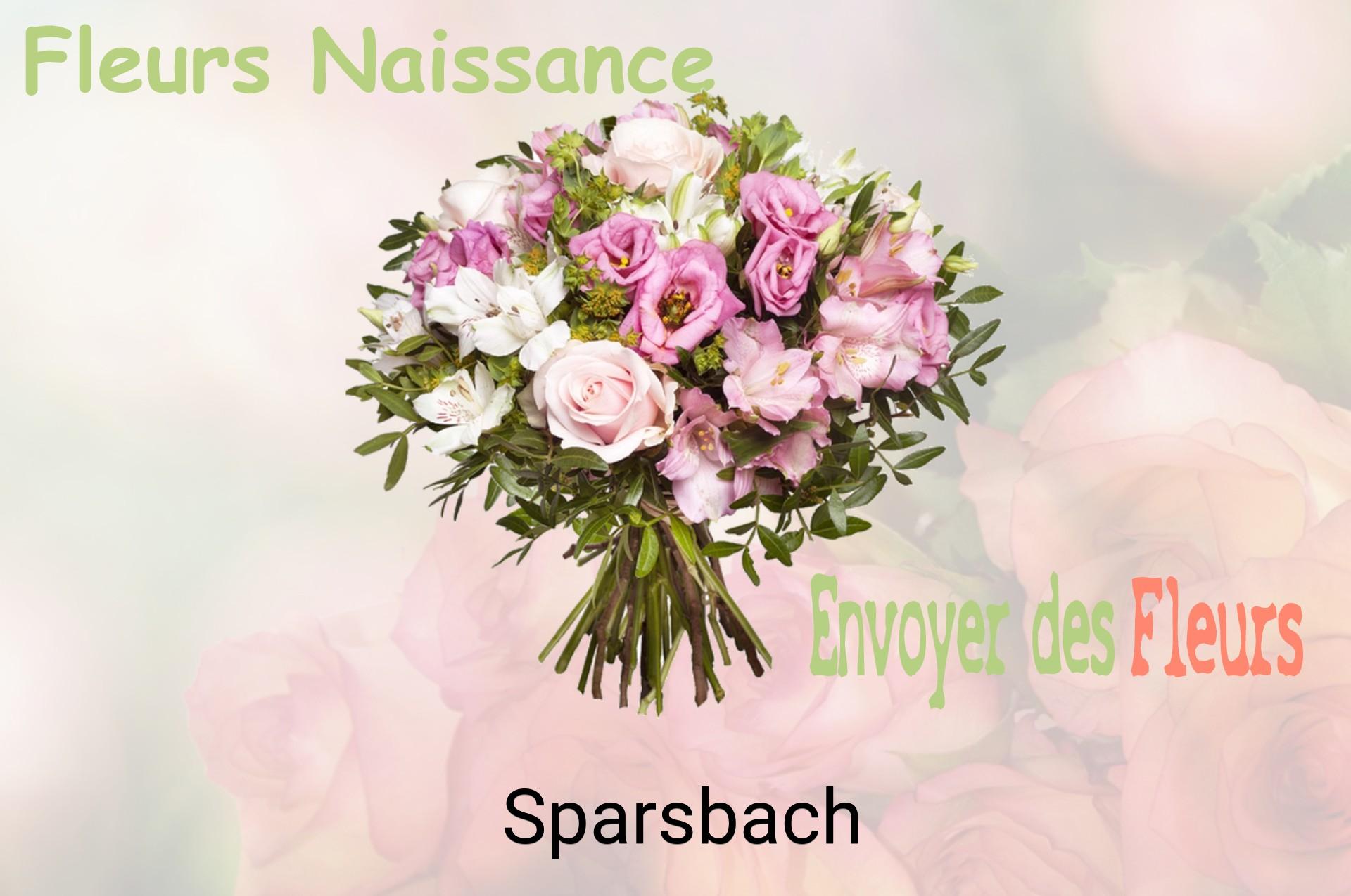 Bouquet de fleurs de naissance livré à Sparsbach